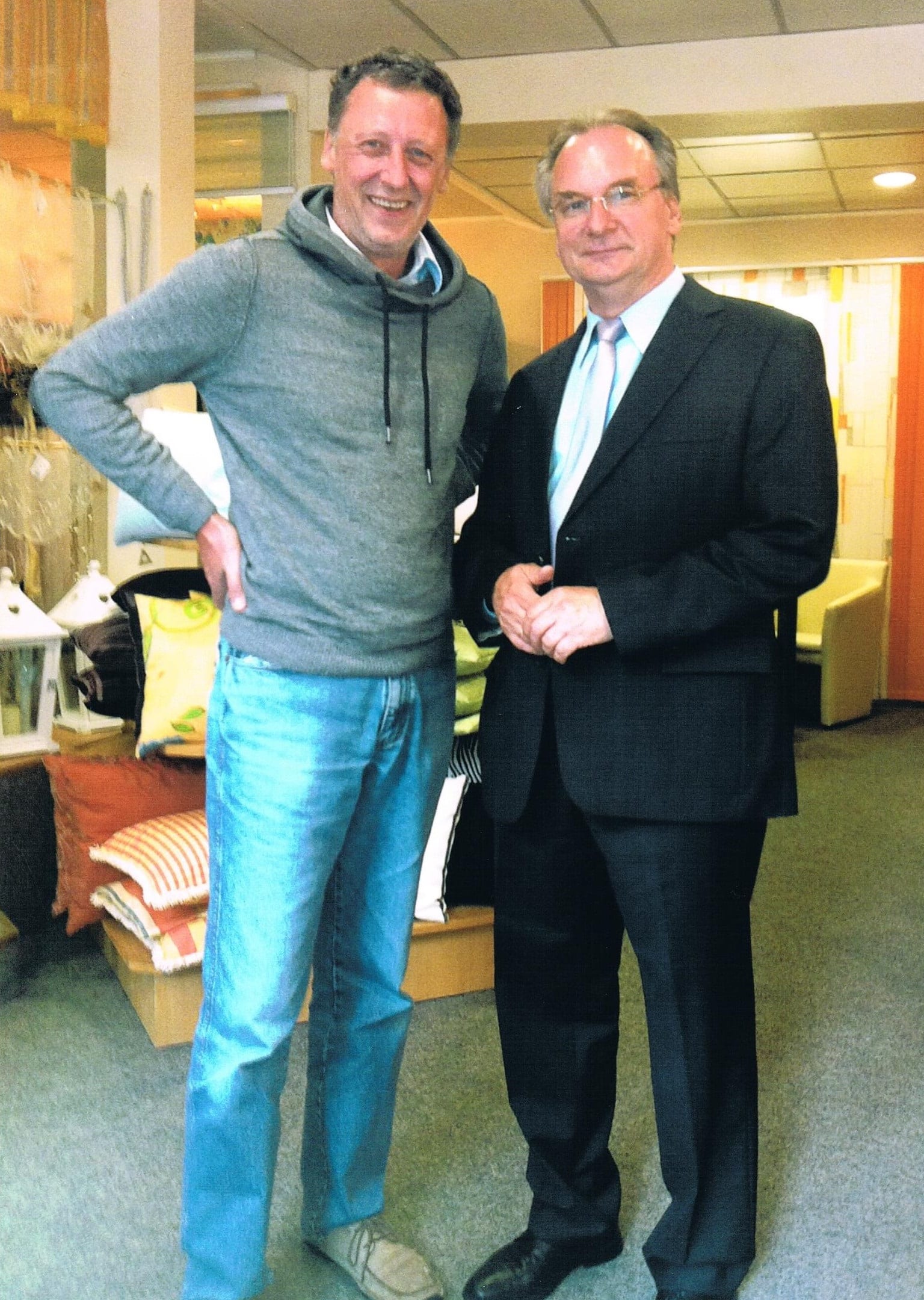 Reiner Haselhoff zu Gast in unserem Geschäft (Quelle: Privat)