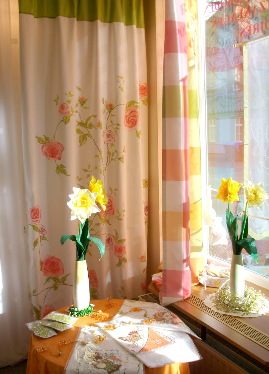 Frühlingskollektion in unserem Schaufenster (Quelle: Privat)