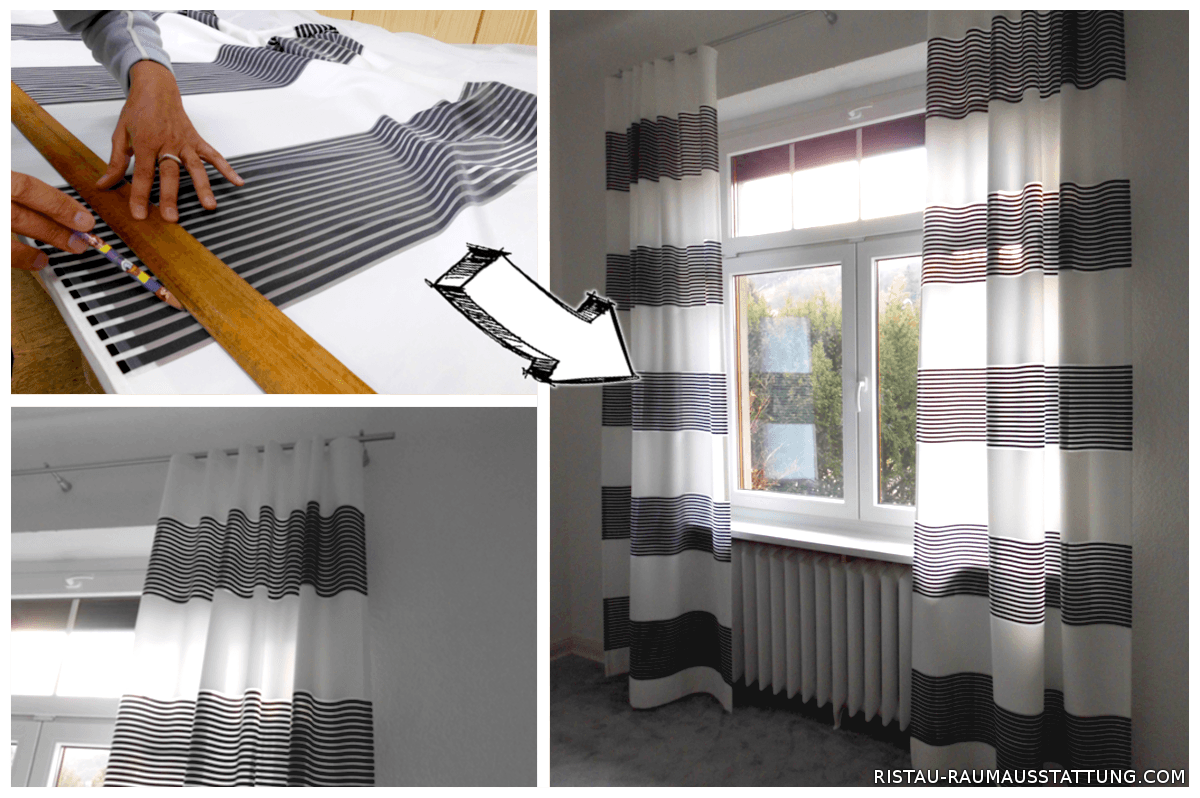 Semitransparente Vorhäng