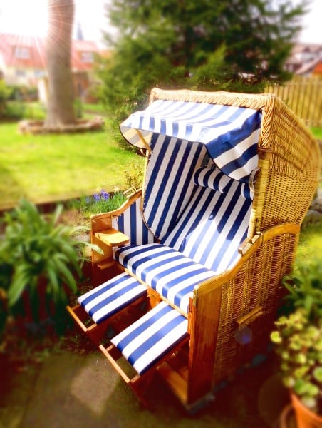 Original Strandkorb wieder aufgearbeitet (Quelle: Privat)