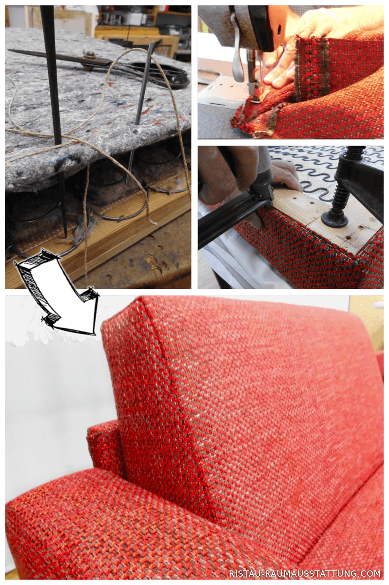 Altes Sofa in neuem Glanz (Quelle: Privat)