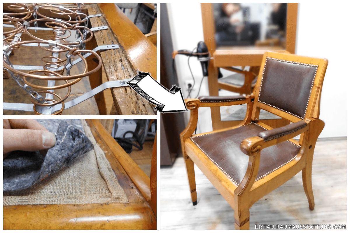 Ein Friseurstuhl